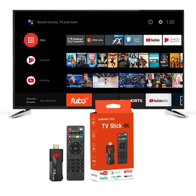 11.2x3.6x1.2cm M96 TV Stick OpenVG1.1 2.4G 5G WiFi VP6 Video Formatıyla