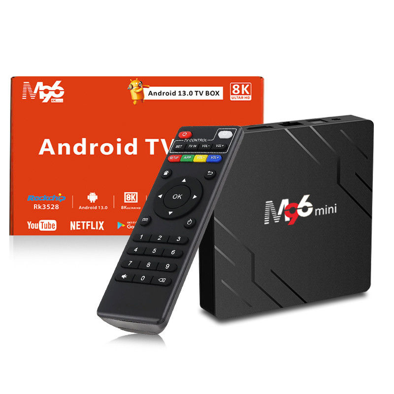 5G BT5.0WIFI6 Android 13.0 TV Kutusu M96 Mini 4GB DDR4 RAM 2.4G