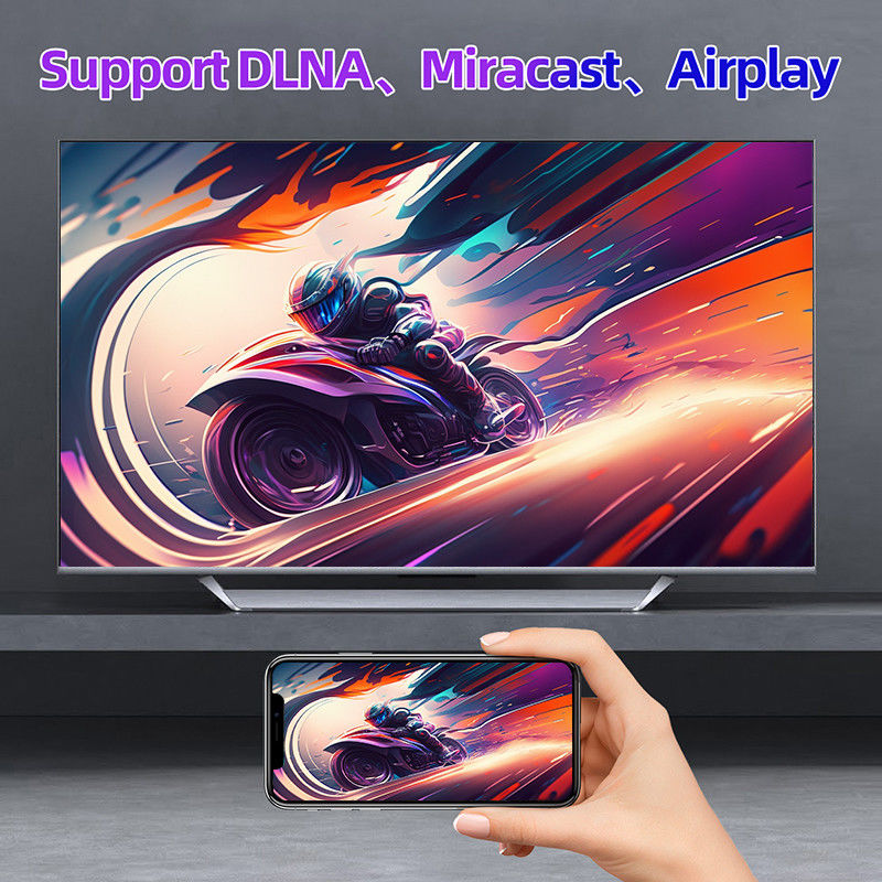 10 Bit Akıllı M96 Mini TV Kutusu H.265 4K 75fps Video Dekoder 4GB DDR4 RAM ile