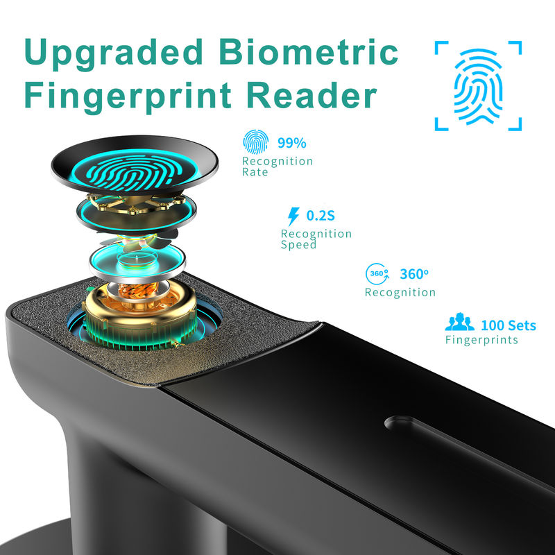 D01 Akıllı Uygulama Fonksiyonu, Akıllı Parmak izi Kapı Kilitli, Biometrik Kapı Kilitli, El ile, Yatak Odası Ofisi Kapısı Kilitli