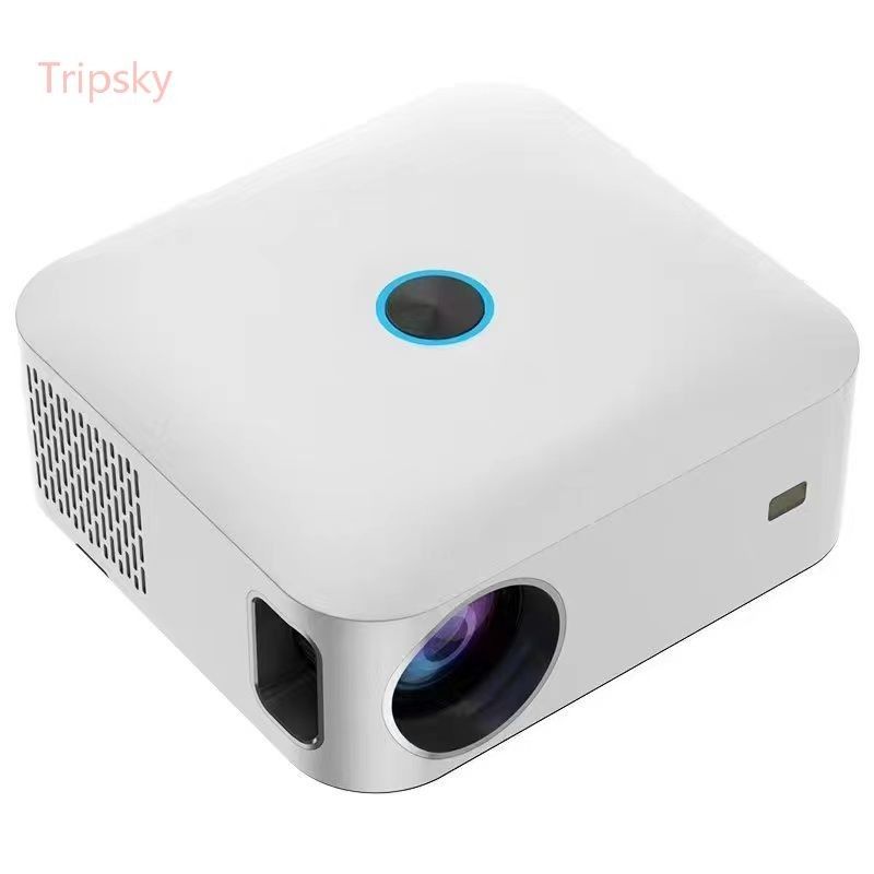 5.0 inçlik LCD Ekran Dayanıklı 200W Taşınabilir Hafif Ev Sineması Mini Akıllı Projector