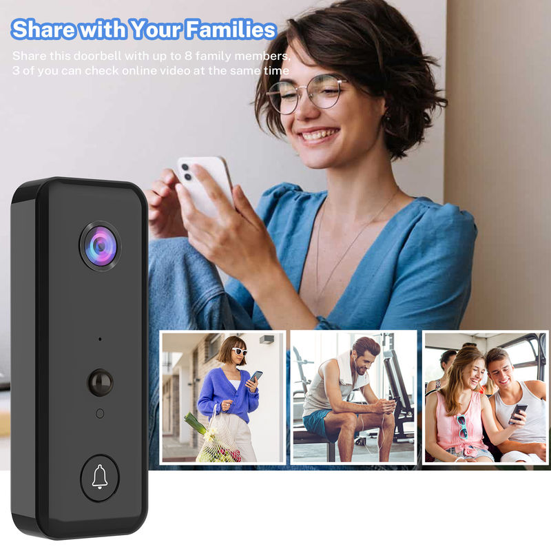 H9 Kapı Zili Akıllı Ev Dingdong 720P Akıllı Güvenlik Aygıtları Akıllı Telefon Kablosuz Wifi Kapı Zili Kamera Yüzük Akıllı Video