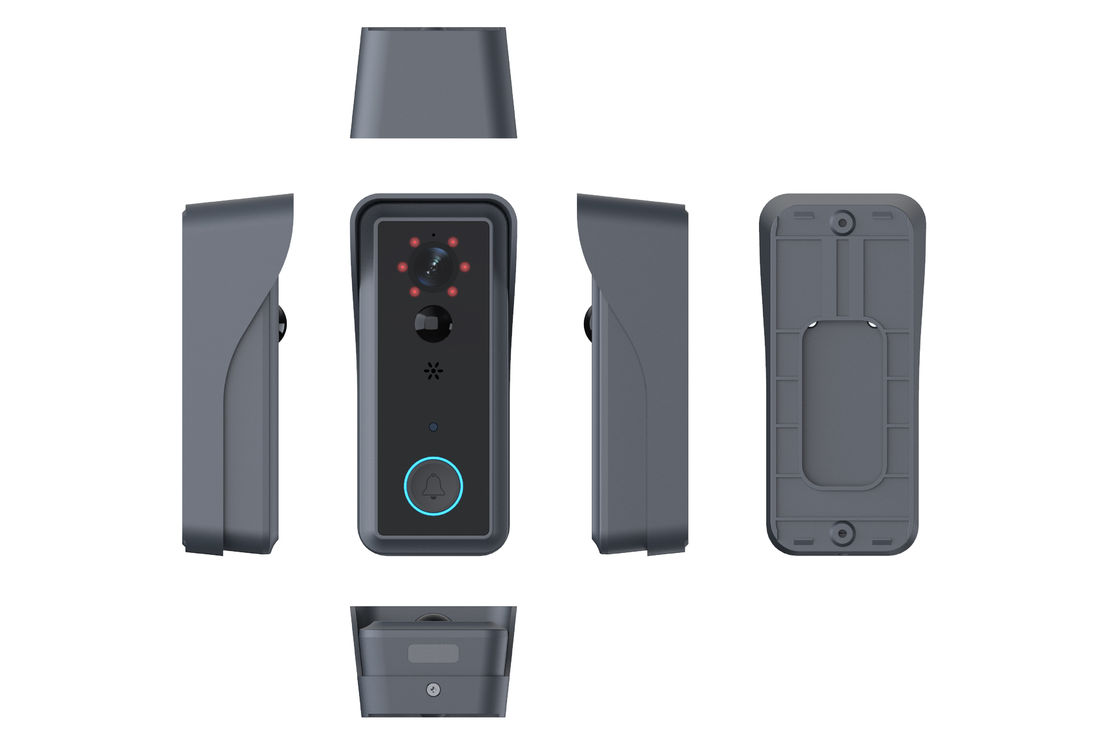 Ev Güvenliği Kablosuz Zil Kapı Zili Video Akıllı WiFi Kapı Zili 1080P Kamera Intercom Kablosuz Kapı Zili